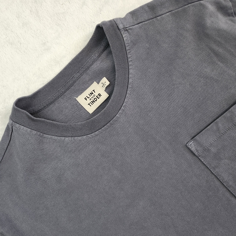 Flint and Tinder Short Sleeve Pocket Tee - Slate Gray